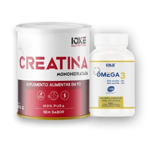 Combo Força & Saúde – Creatina + Ômega 3
